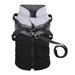 Winter Pet Dogs Vest Jacket Dogs Warm Thick Comfortable Coat Sleeveless Zipper Jacket Cotton Padded Vest with Durable Chest Strap for Smal Medium Large Dogs Black