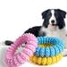 CSCHome 2Pcs Dog Teething Chew Toys Durable Dog Chew Toys Rubber Dog Chew Toy for Puppy Oral Health Interactive Chew(Yellow)