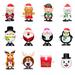 12Pcs Christmas Wind Up Toys Educational Walking Clockwork Jump Funny Toys Party Gifts Party Favors Stocking Stuffers for Children Kids Boys Girls Toddlers