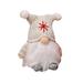 Giyblacko Christmas Tabletop Ornaments Santa Rudolph Doll Cloth Birthday Present For Home Christmas Holiday Decoration