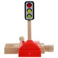 Wooden Toy Train Accessory Wooden Railway Roadblock Train Roadblock Toy