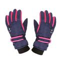 Elainilye Fashion Ski Snowboard Gloves Girls Boys Snow Gloves Kids Ski Winter Gloves Windproof Children Warm Gloves Blue