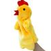 QIIBURR Soft Dolls for 1 Year Old Girls Easter Cute Cartoon Doll Kids Glove Hand Puppet Soft Chicken Plush Finger Toys Childrens Plush Toy Hen Hand Doll Kids Toys 3 Year Old Girls