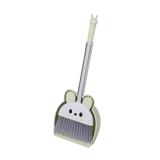 Housekeeping Pretend Play Cleaning Tools Toddlers Broom Set Educational Mini Broom and Dustpan Set for Kids for Kindergarten Green
