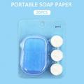 Ploknplq Travel Essentials Hand Towels Disposable Washing Hand Bath Toiletry Paper Soap Sheets Compressed Towels Home Essentials Blue