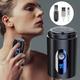 solacol Mens Shavers Electric Wet and Dry Electric Mini Shaver Portable Car Charging Shaver Travel Washable Mens Shaver Electric Shavers for Men Wet Dry Mini Portable Electric Shaver