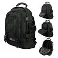 3 Day Black Expandable Tactical Backpack Military Camping Hiking Hydration Bag