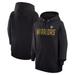 Women's G-III 4Her by Carl Banks Black Golden State Warriors Dot Print Pullover Hoodie