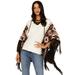 Idyllwind Women s Southwestern Knit Poncho Sweater Tan - Fueled by Miranda Lambert