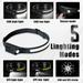 Rechargeable LED Headlamp W/ Motion Sensor 230Â° Wide Beam 5 Modes Lightweight