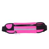 Biplut Unisex Waterproof Running Sports Belt Bum Waist Bag Phone Holder Fanny Pack (Pink)