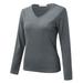 Frehsky Womens Tops Women Crew Neck Lined Thermal Thermal Underwear Slim Tops Long Sleeve Thermal Shirts Winter Tops Dark Gray