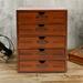 Vintage Large Jewelry Organizer Wooden Storage Box 5 Layers Case +5 Drawers