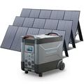 ALLPOWERS R4000 Portable Solar Generator Kit 3 Pack 400W Foldable Solar Panel with 3600 Watt 3600Wh LiFePO4 Portable Power Station for Outdoor Camping Home Backup RV [Shipping Separately]