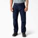 Dickies Men's Flex Relaxed Fit Carpenter Jeans - Dark Denim Wash Size 30 32 (DU603)