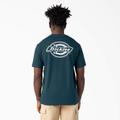 Dickies Men's Back Logo Graphic T-Shirt - Reflecting Pond Size S (WSR13)