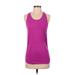 Athleta Active Tank Top: Purple Solid Activewear - Women's Size Small