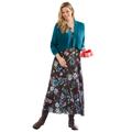 Plus Size Women's Long-Sleeve Cardigan by Woman Within in Deep Teal (Size 4X)