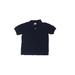 Basics Short Sleeve Polo Shirt: Blue Print Tops - Kids Girl's Size 8
