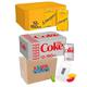 Schweppes Tonic Water 150ml + Diet Coke 150Ml (24/48 Mixed Pack) Perfect For Mixers, Boxed Treatz (48)