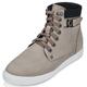 CALTO Men's Invisible Height Increasing Elevator Shoes - Taupe Nubuck Leather Lace-up Fashion Sneakers - 2.6 Inches Taller - T53122 - Size 8 UK