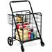 Elaine Mercure 40 H x 25 W Cart Metal in Black | 40 H x 25 W x 21.5 D in | Wayfair gUjrb74196520h