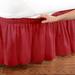 Red Barrel Studio® Ormsby Elastic Bed Wrap Ruffle Bed Skirt Cotton in Red/Brown | Twin | Wayfair C3FCB51BD60B4093B45AA3B0B001FA5F