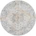 Blue/Brown Round 6'7" Area Rug - Bungalow Rose Dieon Oriental Camel/Light Gray/Blue Area Rug Polyester | Wayfair A92E4A3356864D26BAD85CE5A63F6B39