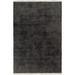 White 36 x 24 x 0.1 in Area Rug - Joss & Main Clio Hand Loomed Wool Area Rug in Onyx/Steel Gray Wool | 36 H x 24 W x 0.1 D in | Wayfair