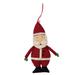 Jaharri The Holiday Aisle® No Pattern Hanging Figurine Ornament Fabric | 8 H x 5.5 W x 1.25 D in | Wayfair 3C846C2C35C74A288EE25AC1BEAB872F