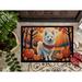 East Urban Home Nuris American Eskimo Non-Slip Indoor Outdoor Door Mat Synthetics | 27 H x 18 W in | Wayfair 5750AE7AF3D548B7A40957D7BDFA6945