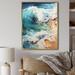 Highland Dunes Beach Photo Coastal Reverie IV On Canvas Print Metal in Blue/Green | 40 H x 30 W x 1.5 D in | Wayfair