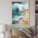 Highland Dunes Beach Photo Coastal Reverie IV On Canvas Print Metal in Blue/Green | 40 H x 30 W x 1.5 D in | Wayfair