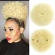 Postiche chignon afro synthétique bouffante courte pour femmes blondes postiche chignon bouclé