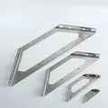 Support fixe triangulaire en acier inoxydable angle du cadre équerre fixation métallique support
