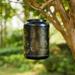 Glitzhome 8.75"H Outdoor Metal Solar LED Hanging Lantern