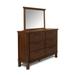 New Classic Furniture Oleson Chestnut 6-Drawer Dresser
