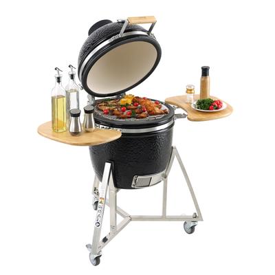 VEVOR 18in & 24in Portable Charcoal Grill with Cover and Cart for Outdoor Cooking, Barbecue Camping, Picnic, and Backyard