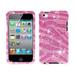 New Bling Rhinestone Protector Case for iPod Touch 4th Generation Hot Pink