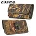 For Apple iPhone 15 Pro Max/iPhone 15 Plus Pouch Case Universal Horizontal Canvas with Credit Card ID Slot / Metal Belt Clip Loop Holster Cell Phone Holder Cover -Camouflage Hunter