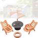KLZO Toy Furniture Set - Dollhouse Accessories Beach Chair and Sun Umbrella Playset