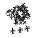 NUOLUX 50pcs Fake Ants Props Halloween Plastic Toys Tricky Toy Insect Prank Joking Funny Horror Decor for Party (Black)