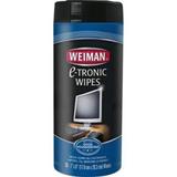 Weiman 8 x 7 in. E-Tronic Wipes White - 30 Count - 4 per Case