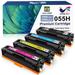 055H Toner Cartridge High Yield Canon 055 055H Toner Cartridge 055H CRG-055H CRG-055 Toner Set Replacement For Canon imageCLASS MF743Cdw MF745Cdw MF746Cdw With CHIP Black Cyan Magenta Yellow 4-Pack