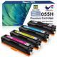 055H Toner Cartridge High Yield Canon 055 055H Toner Cartridge 055H CRG-055H CRG-055 Toner Set Replacement For Canon imageCLASS MF743Cdw MF745Cdw MF746Cdw With CHIP Black Cyan Magenta Yellow 4-Pack