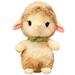 Lamb Stuffed Animal Stuffed Lamb Plush for Baby Cuddly Fluffy Sheep Toy Plushies for Newborn Nursery