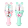 FRCOLOR 2pcs Slam Dunk Toy Mini Sound and Light Shooting Machine Funny Decompression Toy for Friends (Green + Pink)