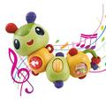 CNKOO Baby Toys 6 to 12 Months Crawling Baby Musical Toys with Light Up Face Caterpillar Educational Toddler Baby Toys 6 7 8 9 12 18 Months Infant Boy Girl Gift