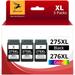 PG-275/CL-276 Ink Cartridge for Canon PG-275/CL-276 Ink Cartridge Black and Color Multi Pack use with Canon PIXMA TS3500 TS3520 TS3522 TR4720 TR4700 Printers(2 Black 1 Color)