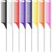 8 Pieces Pintail Comb Rat Tail Comb Hairdressing Styling Comb Anti-Static Heat Resistant Tail Comb Teasing Comb Parting Comb for Hair Salon Home Supplies 8 Colors